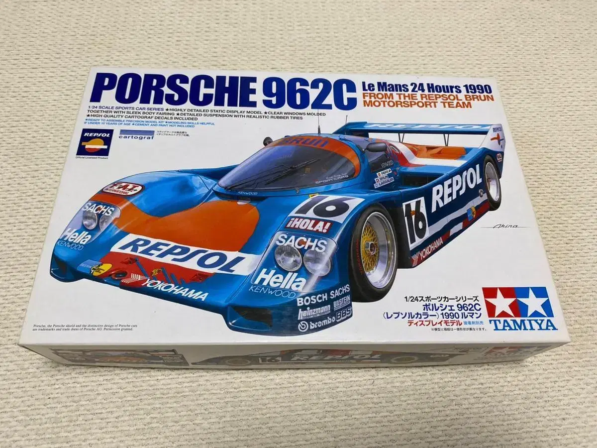 TAMIYA 1/24 1993 REPSOL PORSCHE 962C